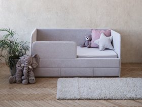 Диван-кровать Happy (светло-серый) в Куйбышеве - kujbyshev.mebel-nsk.ru | фото