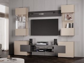 Гостиная Фэнтези (кашемир/графит) в Куйбышеве - kujbyshev.mebel-nsk.ru | фото