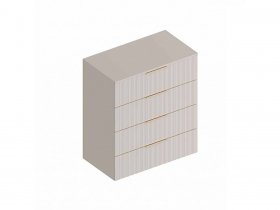 Комод с 4 ящ. «Тефия» (тефия/софт сантьяго) в Куйбышеве - kujbyshev.mebel-nsk.ru | фото