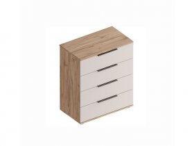 Комод с ящиками Сицилия (дуб альпийский/тефия) в Куйбышеве - kujbyshev.mebel-nsk.ru | фото