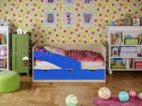 Кровать детская Бабочки 2,0 м в Куйбышеве - kujbyshev.mebel-nsk.ru | фото