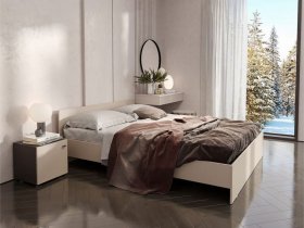 Кровать двухспальная 1,6м Гиза в Куйбышеве - kujbyshev.mebel-nsk.ru | фото
