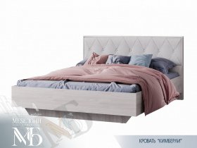 Кровать двуспальная 1,6м Кимберли КР-13 в Куйбышеве - kujbyshev.mebel-nsk.ru | фото