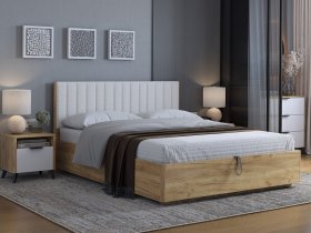 Кровать двуспальная 1,6м Юлия в Куйбышеве - kujbyshev.mebel-nsk.ru | фото
