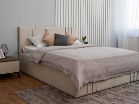 Кровать двуспальная 1,8м с подъем. мех. Леванте в Куйбышеве - kujbyshev.mebel-nsk.ru | фото