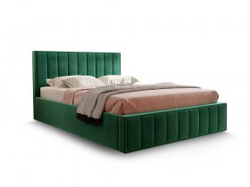 Кровать мягкая 1,6 Вена стандарт, вар.1 в Куйбышеве - kujbyshev.mebel-nsk.ru | фото
