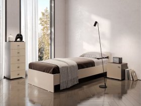 Кровать односпальная 0,9м Гиза в Куйбышеве - kujbyshev.mebel-nsk.ru | фото
