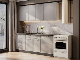 Кухонный гарнитур «Адель» 2,0м (нео) в Куйбышеве - kujbyshev.mebel-nsk.ru | фото