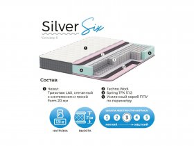 Матрас Silver Six в Куйбышеве - kujbyshev.mebel-nsk.ru | фото