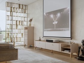 Модульная гостиная Одетта (дуб эндгрей/меланж) в Куйбышеве - kujbyshev.mebel-nsk.ru | фото
