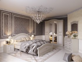 Модульная спальня Николь (Мебельград) в Куйбышеве - kujbyshev.mebel-nsk.ru | фото