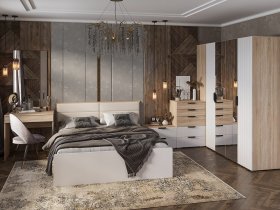 Модульная спальня Норд в Куйбышеве - kujbyshev.mebel-nsk.ru | фото