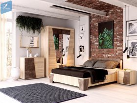 Модульная спальня Санремо в Куйбышеве - kujbyshev.mebel-nsk.ru | фото
