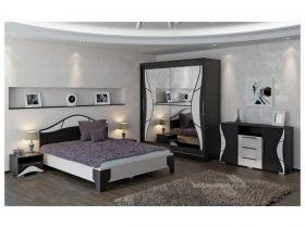 Модульная спальня Верона (Линаура) в Куйбышеве - kujbyshev.mebel-nsk.ru | фото