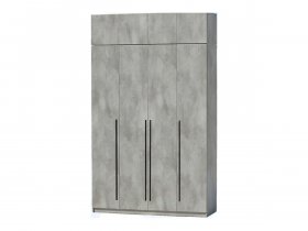Шкаф четырехстворчатый с антресолью Триумф в Куйбышеве - kujbyshev.mebel-nsk.ru | фото