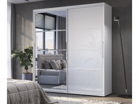 Шкаф-купе Крафт-6 2,0м (белый) в Куйбышеве - kujbyshev.mebel-nsk.ru | фото