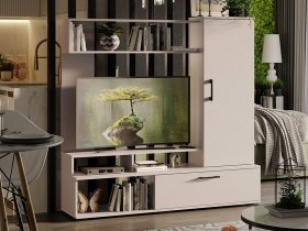Стенка «Сиена» (кашемир) в Куйбышеве - kujbyshev.mebel-nsk.ru | фото