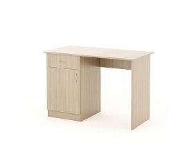 Стол письменный СП-01 (Биг) ясень шимо светлый в Куйбышеве - kujbyshev.mebel-nsk.ru | фото