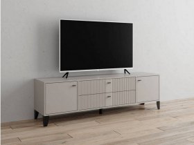 Тумба под ТВ Парус-10 (кашемир/сантьяго софт) в Куйбышеве - kujbyshev.mebel-nsk.ru | фото