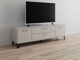 Тумба под ТВ Парус-13 (ясень анкор светлый) в Куйбышеве - kujbyshev.mebel-nsk.ru | фото